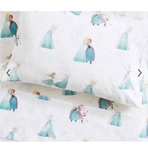 Pottery Barn Kids Organic cotton Frozen Themed pillow case